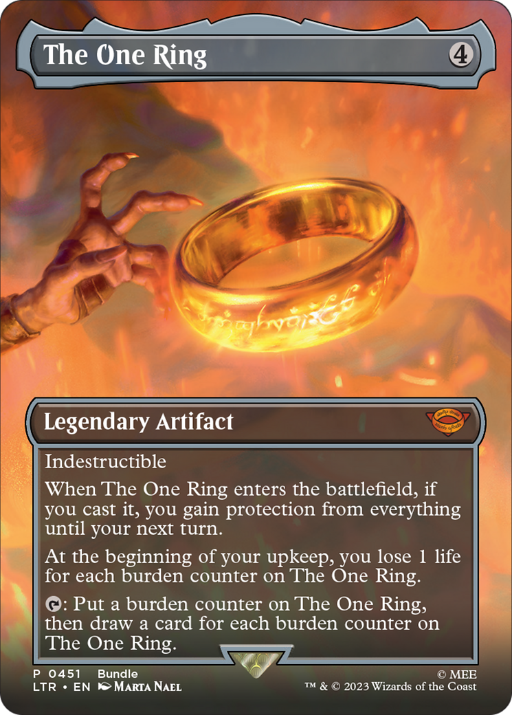 The One Ring (Borderless Alternate Art) [The Lord of the Rings: Tales of Middle-Earth] | Spectrum Games