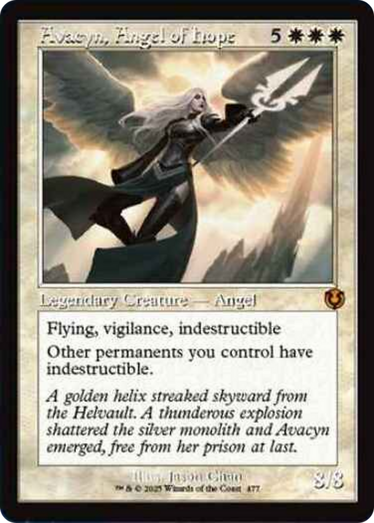 Avacyn, Angel of Hope (Retro Frame) [Innistrad Remastered] | Spectrum Games