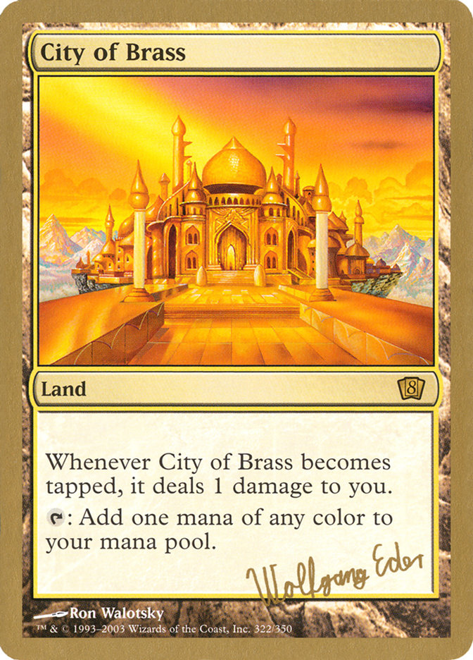 City of Brass (Wolfgang Eder) [World Championship Decks 2003] | Spectrum Games