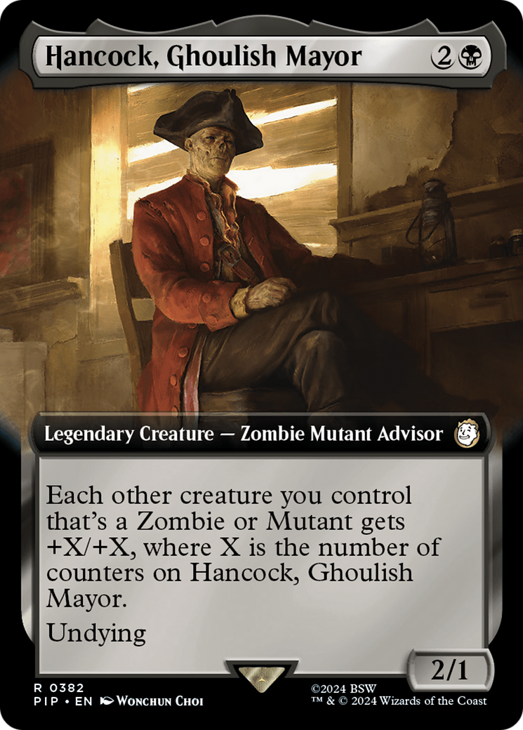 Hancock, Ghoulish Mayor (Extended Art) [Fallout] | Spectrum Games