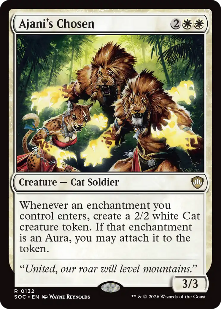 Ajani's Chosen [Secrets of Strixhaven Commander] | Spectrum Games