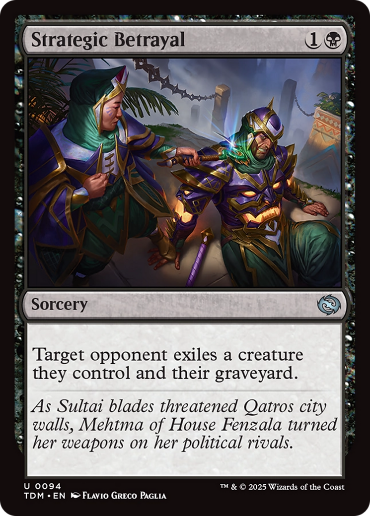 Strategic Betrayal [Tarkir: Dragonstorm] | Spectrum Games