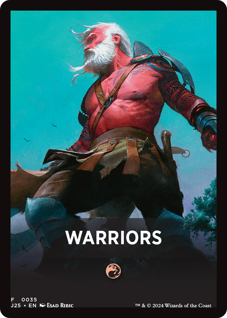 Warriors Theme Card [Foundations Jumpstart Front Cards] | Spectrum Games