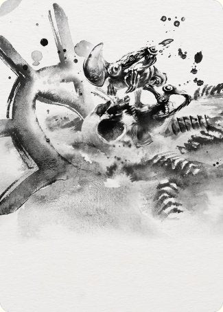Myr Convert Art Card [Phyrexia: All Will Be One Art Series] | Spectrum Games