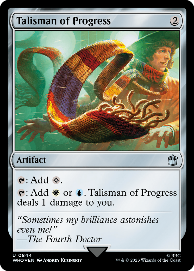 Talisman of Progress (Surge Foil) [Doctor Who] | Spectrum Games