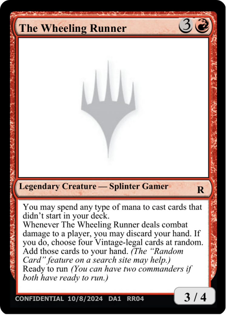 The Wheeling Runner [Unknown Event] | Spectrum Games