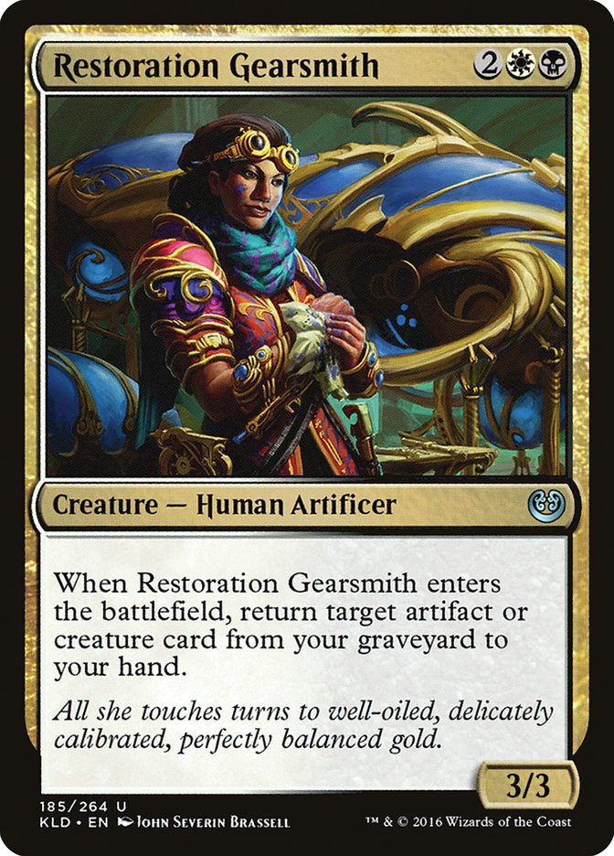 Restoration Gearsmith [Kaladesh] | Spectrum Games