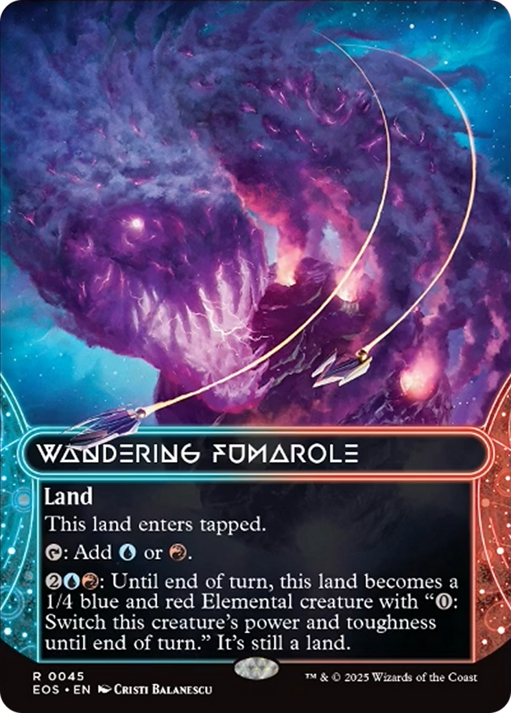 Wandering Fumarole (0045) (Borderless) [Edge of Eternities: Stellar Sights] | Spectrum Games