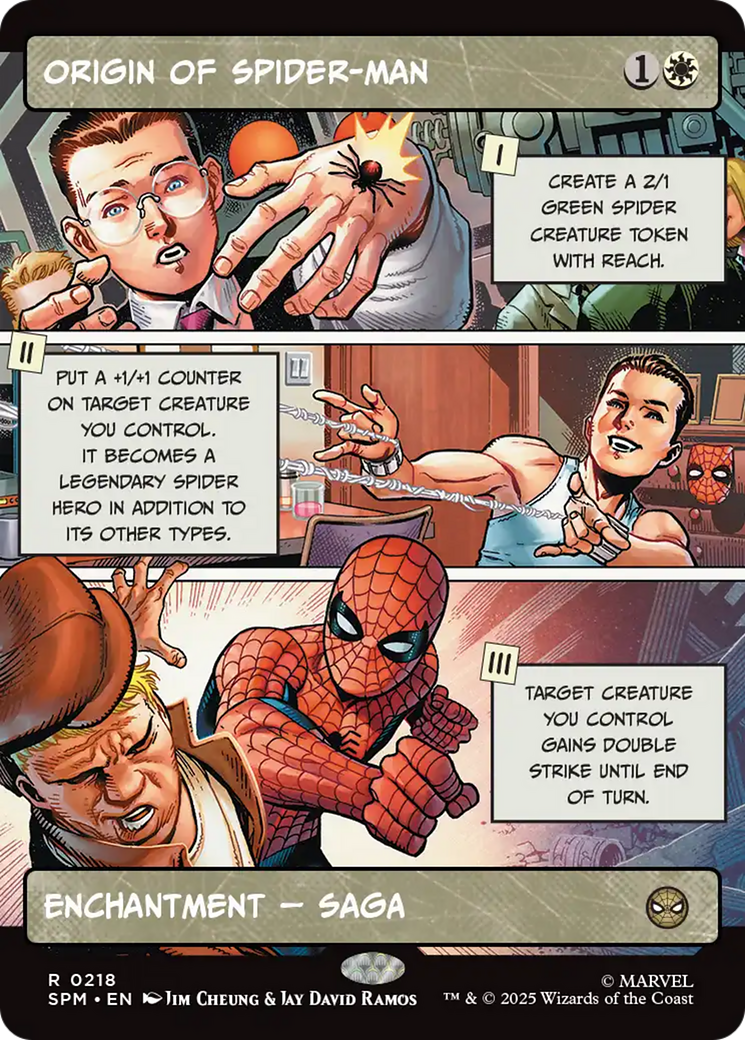Origin of Spider-Man (Borderless) [Marvel's Spider-Man] | Spectrum Games