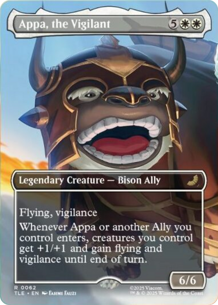 Appa, the Vigilant (Borderless) [Avatar: The Last Airbender: Eternal-Legal] | Spectrum Games