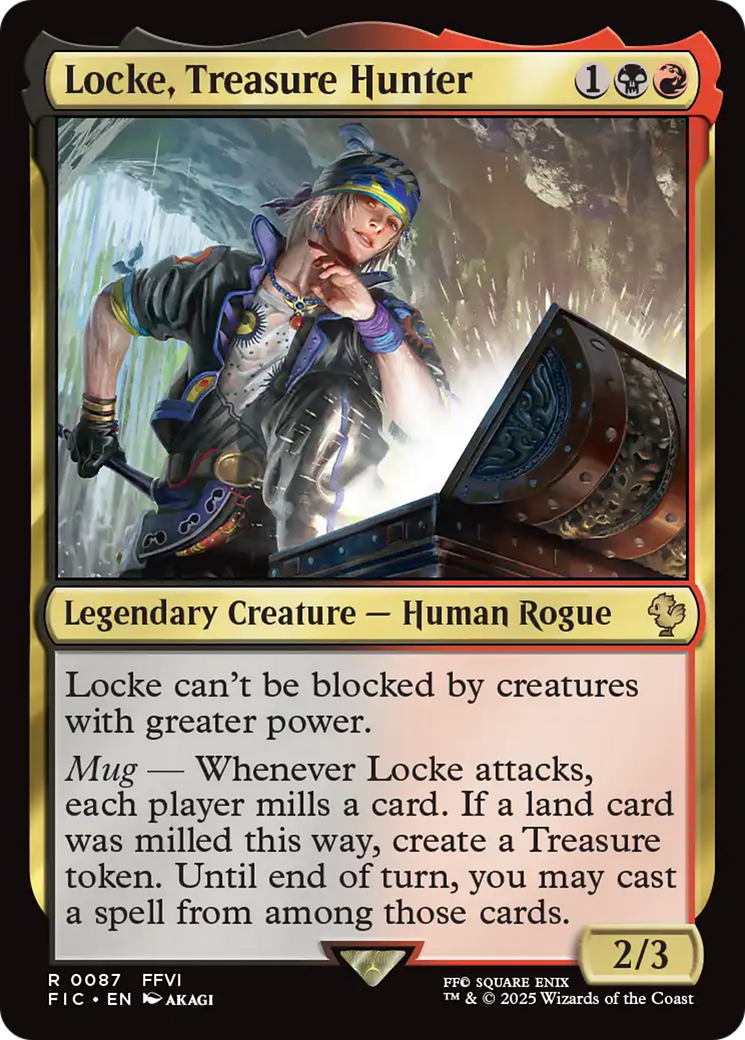 Locke, Treasure Hunter [FINAL FANTASY Commander] | Spectrum Games