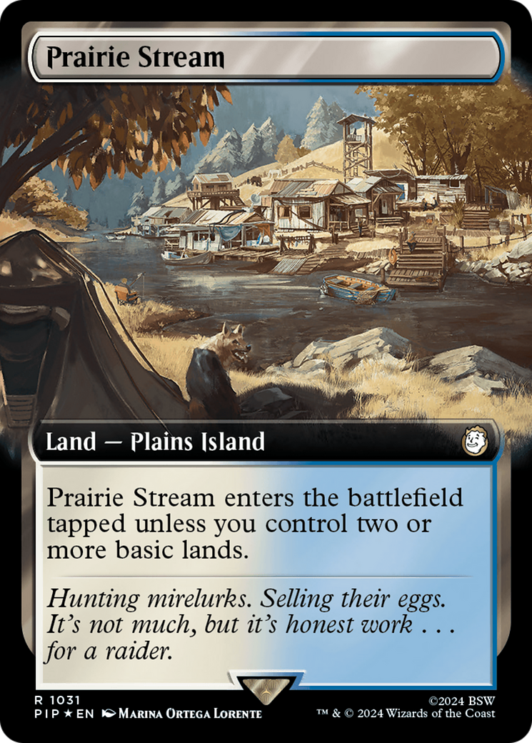 Prairie Stream (Extended Art) (Surge Foil) [Fallout] | Spectrum Games