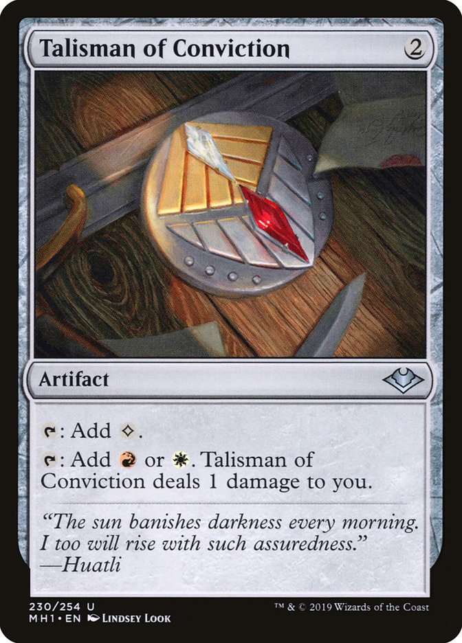 Talisman of Conviction [Modern Horizons] | Spectrum Games