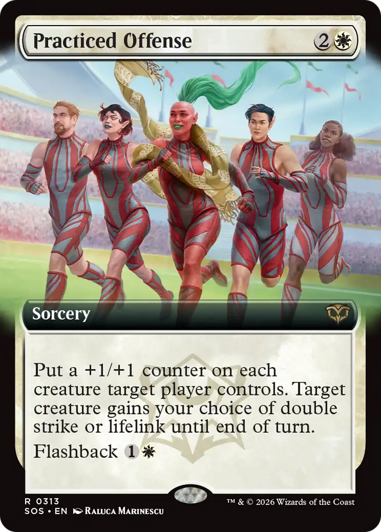 Practiced Offense (Extended Art) [Secrets of Strixhaven] | Spectrum Games
