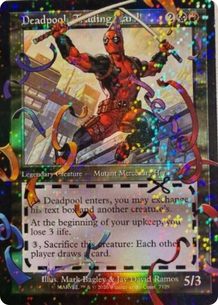 Deadpool, Trading Card (7127) [Secret Lair Drop Series] | Spectrum Games