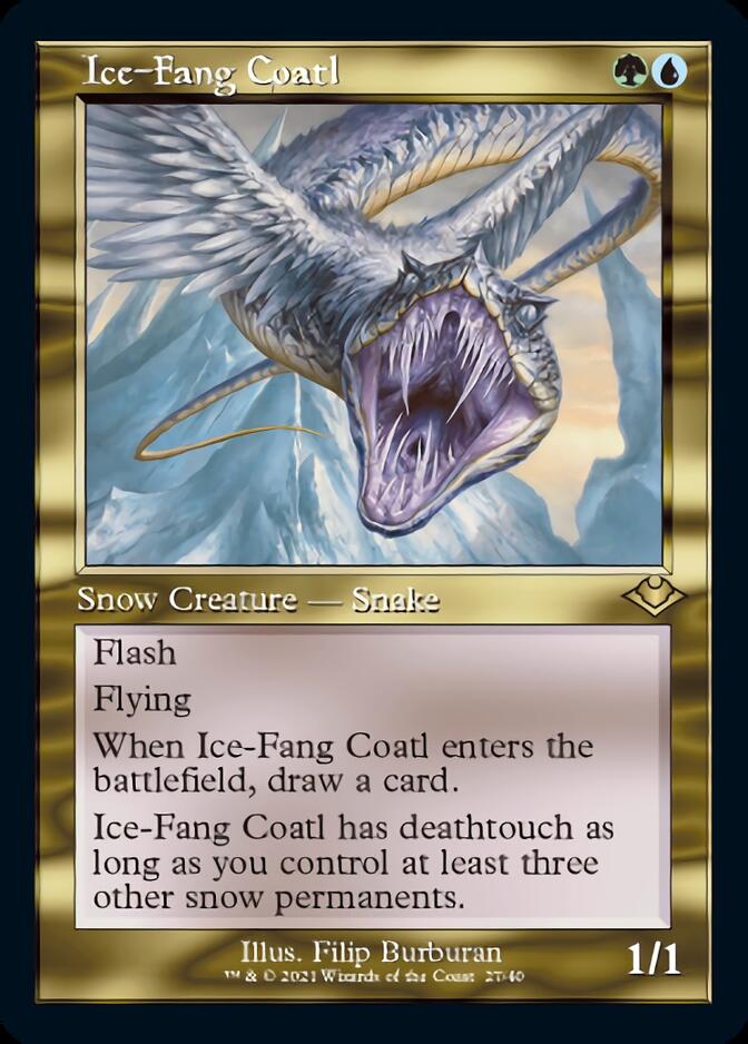 Ice-Fang Coatl (Retro) [Modern Horizons] | Spectrum Games