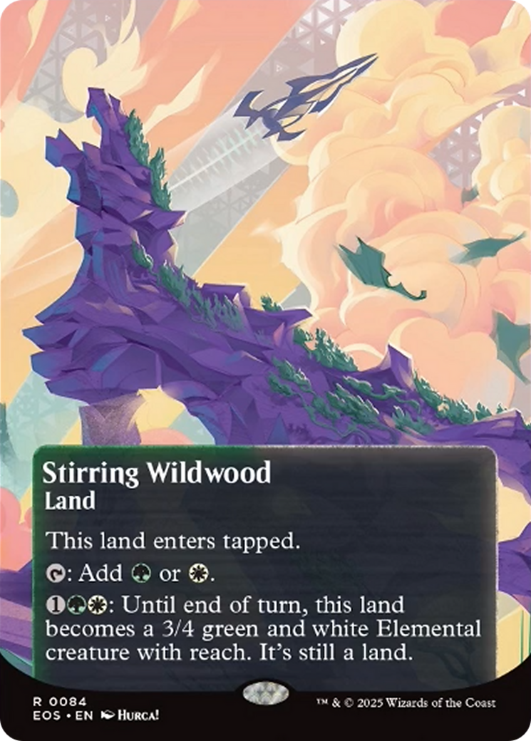 Stirring Wildwood (0084) (Borderless) [Edge of Eternities: Stellar Sights] | Spectrum Games