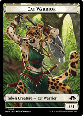 Cat Warrior // Energy Reserve Double-Sided Token [Modern Horizons 3 Tokens] | Spectrum Games
