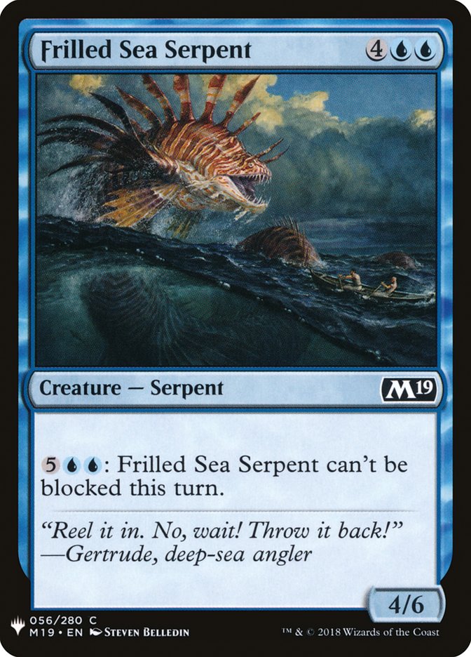 Frilled Sea Serpent [Mystery Booster] | Spectrum Games