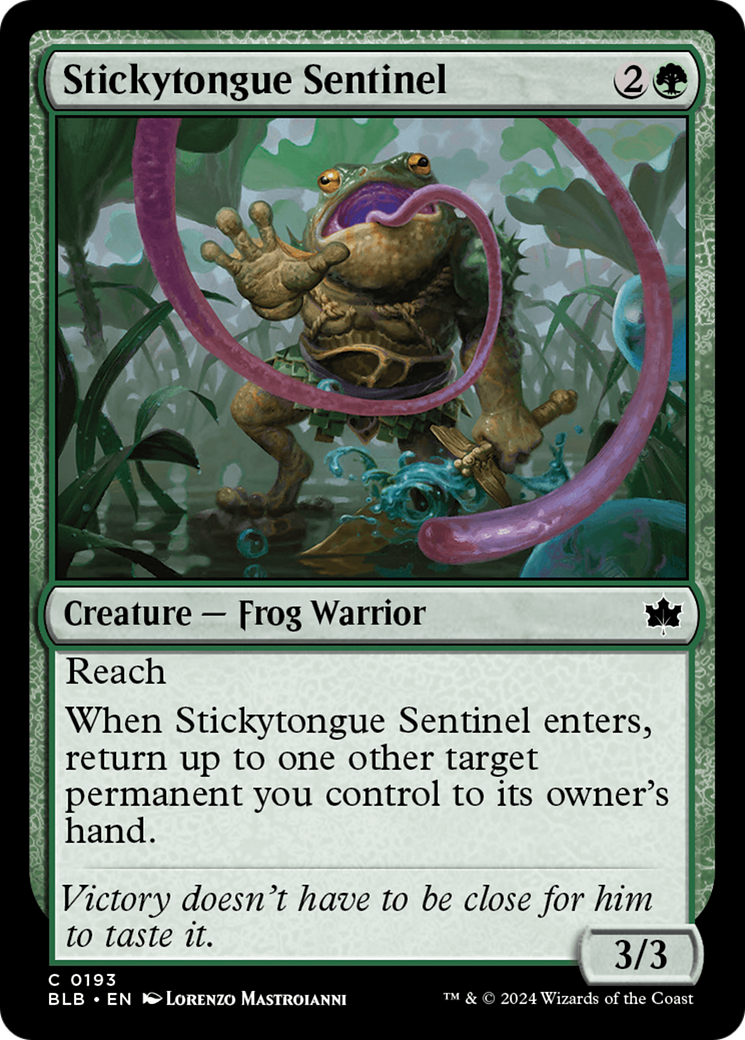 Stickytongue Sentinel [Bloomburrow] | Spectrum Games