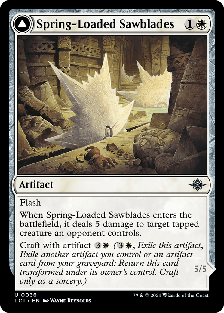 Spring-Loaded Sawblades // Bladewheel Chariot [The Lost Caverns of Ixalan] | Spectrum Games