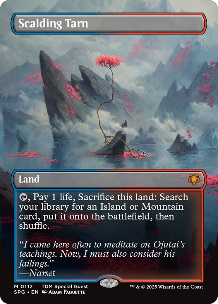 Scalding Tarn (Borderless) [Tarkir: Dragonstorm Special Guests] | Spectrum Games
