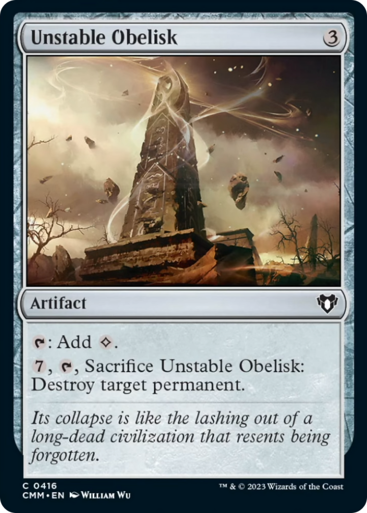 Unstable Obelisk [Commander Masters] | Spectrum Games