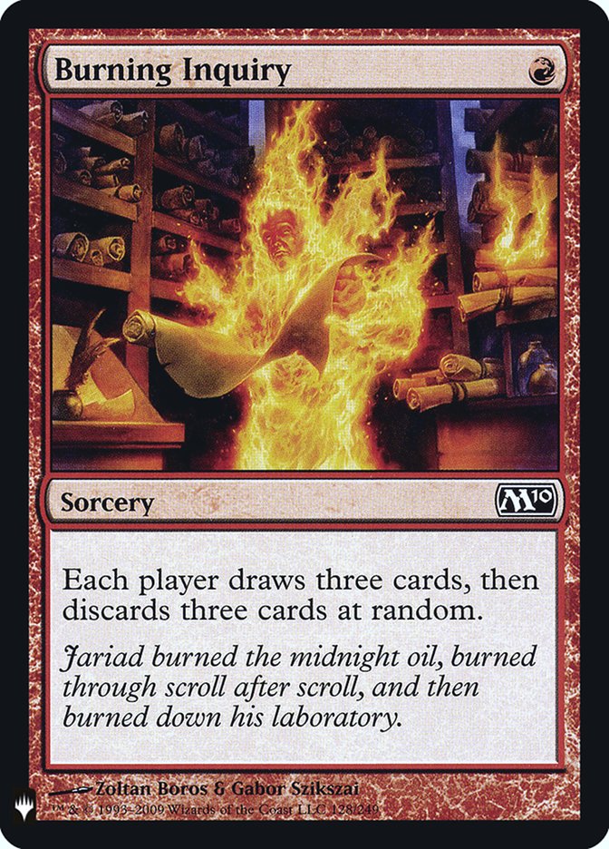 Burning Inquiry [Mystery Booster] | Spectrum Games