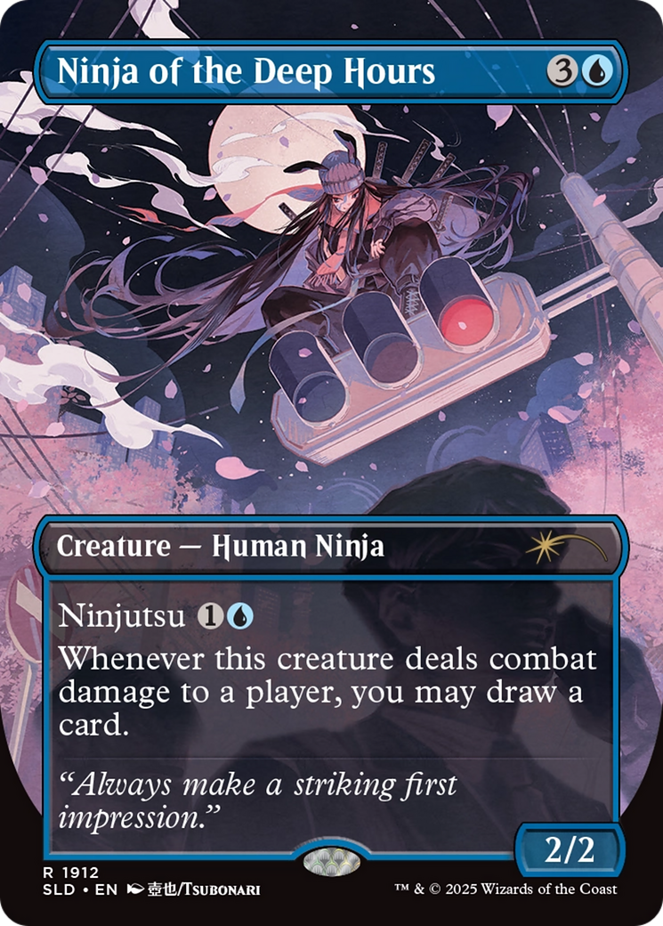 Ninja of the Deep Hours (Rainbow Foil) [Secret Lair Drop Series] | Spectrum Games
