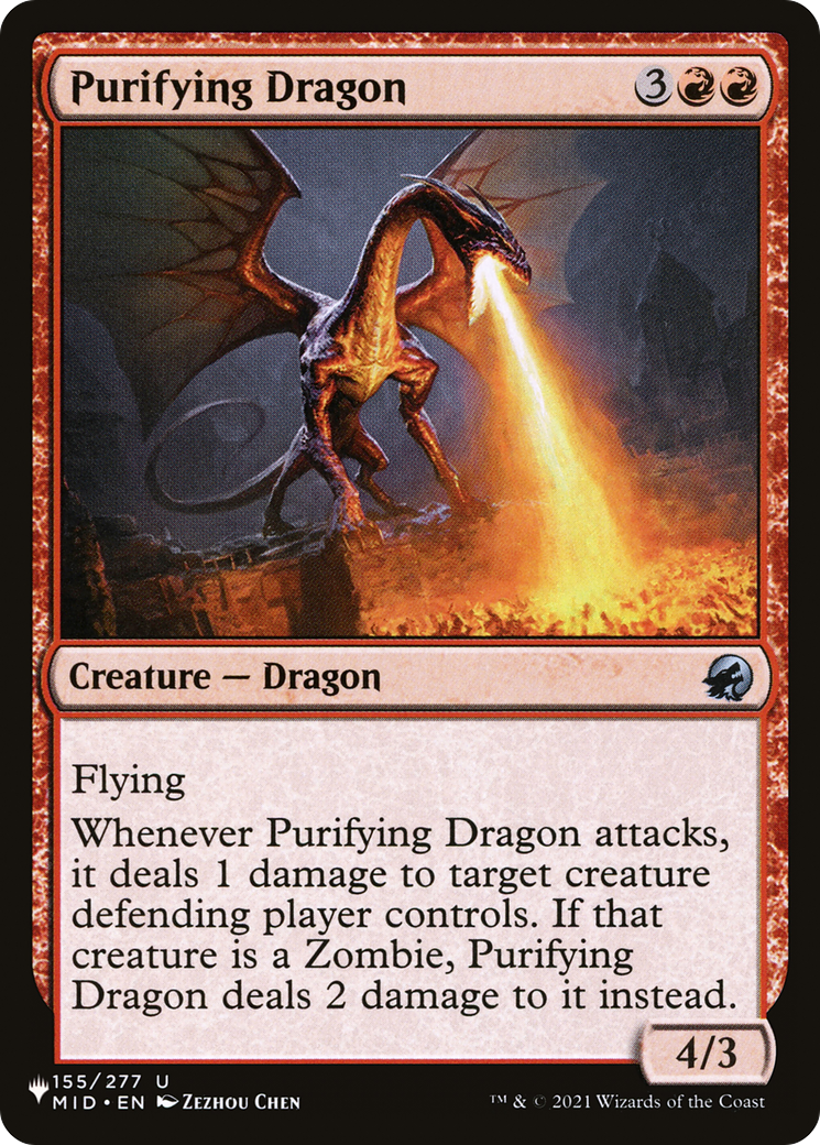 Purifying Dragon [The List Reprints] | Spectrum Games