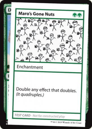 Maro's Gone Nuts (2021 Edition) [Mystery Booster Playtest Cards] | Spectrum Games