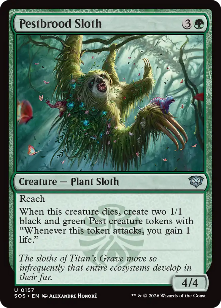 Pestbrood Sloth [Secrets of Strixhaven] | Spectrum Games