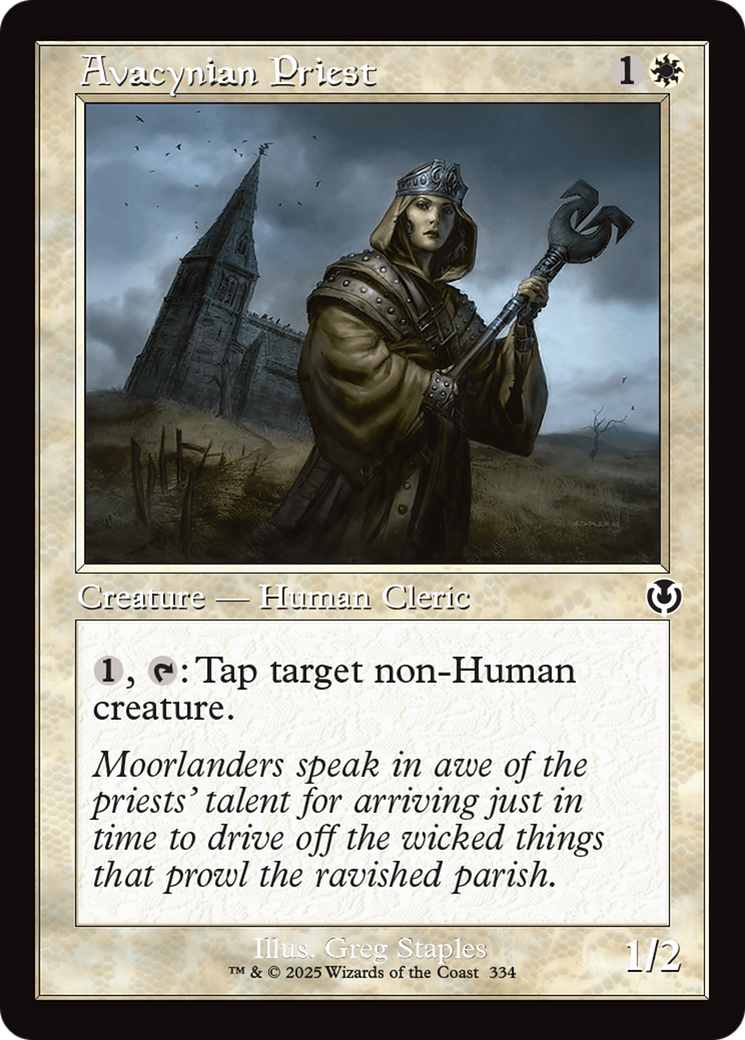 Avacynian Priest (Retro Frame) [Innistrad Remastered] | Spectrum Games