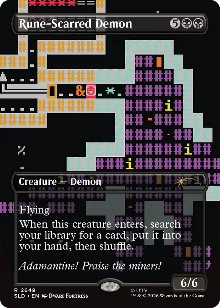 Rune-Scarred Demon [Secret Lair Drop Series] | Spectrum Games