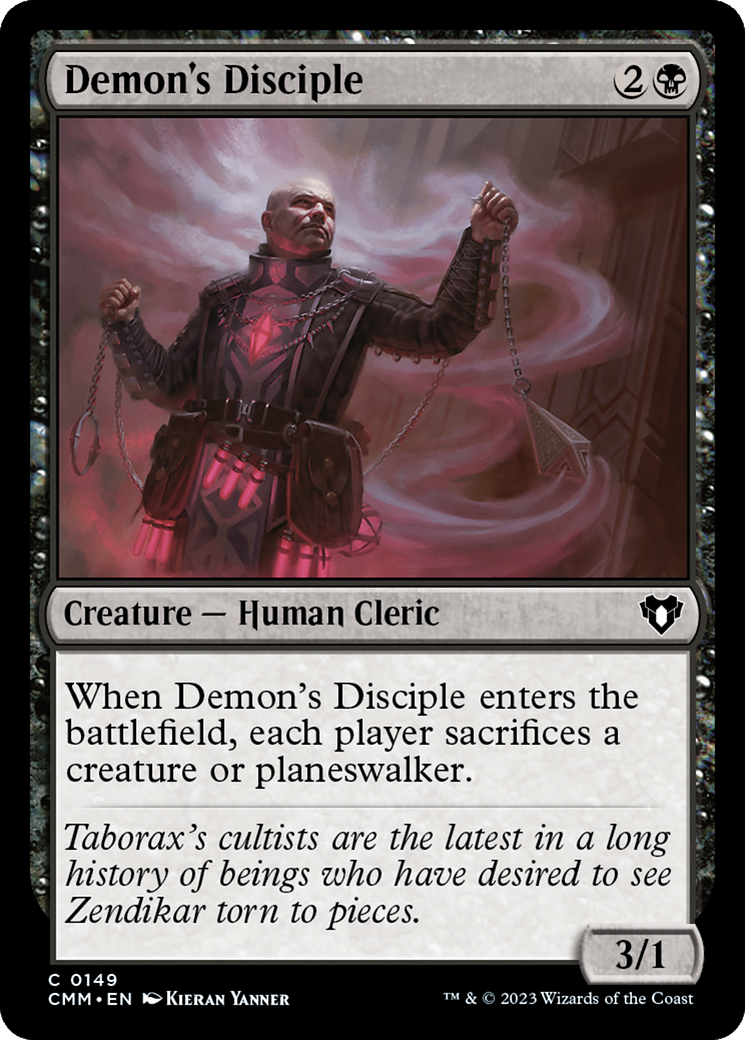 Demon's Disciple [Commander Masters] | Spectrum Games