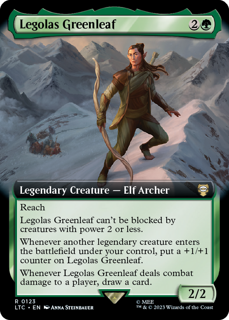 Legolas Greenleaf (Extended Art) [The Lord of the Rings: Tales of Middle-Earth Commander] | Spectrum Games