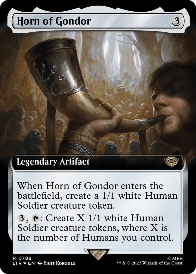 Horn of Gondor (Extended Art) (Surge Foil) [The Lord of the Rings: Tales of Middle-Earth] | Spectrum Games