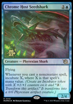 Chrome Host Seedshark [March of the Machine Prerelease Promos] | Spectrum Games