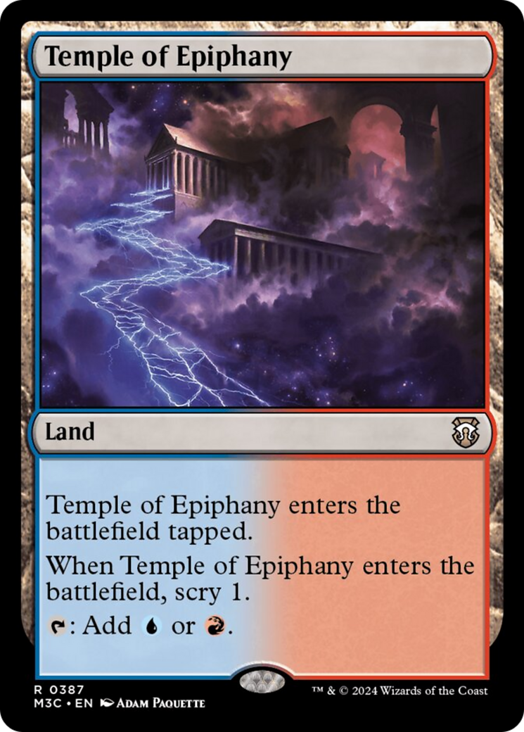 Temple of Epiphany [Modern Horizons 3 Commander] | Spectrum Games