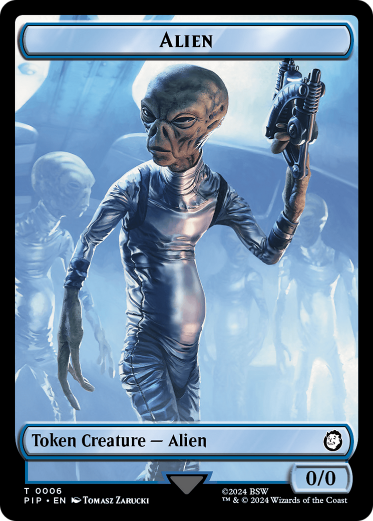 Treasure (0019) // Alien Double-Sided Token [Fallout Tokens] | Spectrum Games