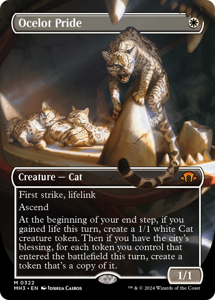 Ocelot Pride (Borderless) [Modern Horizons 3] | Spectrum Games