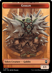 Tarmogoyf // Goblin Double-Sided Token [Modern Horizons 3 Commander Tokens] | Spectrum Games
