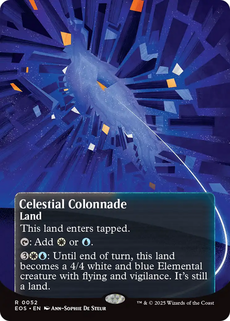 Celestial Colonnade (0052) (Borderless) [Edge of Eternities: Stellar Sights] | Spectrum Games
