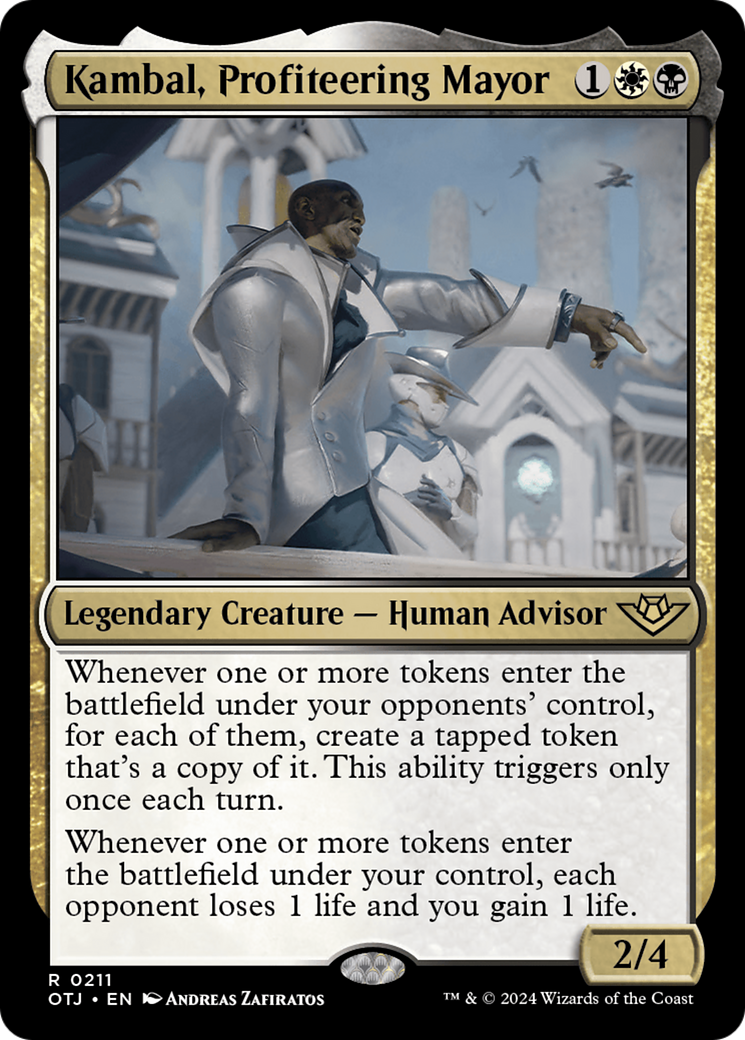 Kambal, Profiteering Mayor [Outlaws of Thunder Junction] | Spectrum Games