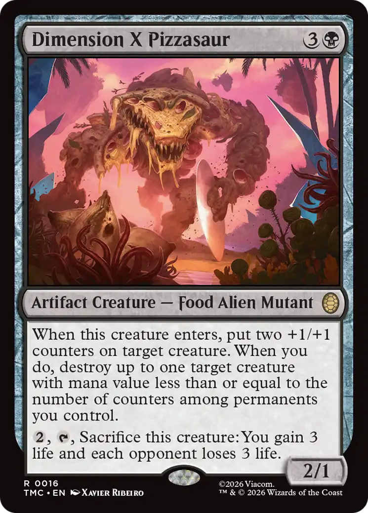 Dimension X Pizzasaur [Teenage Mutant Ninja Turtles Commander] | Spectrum Games