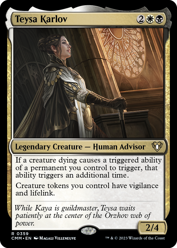 Teysa Karlov [Commander Masters] | Spectrum Games