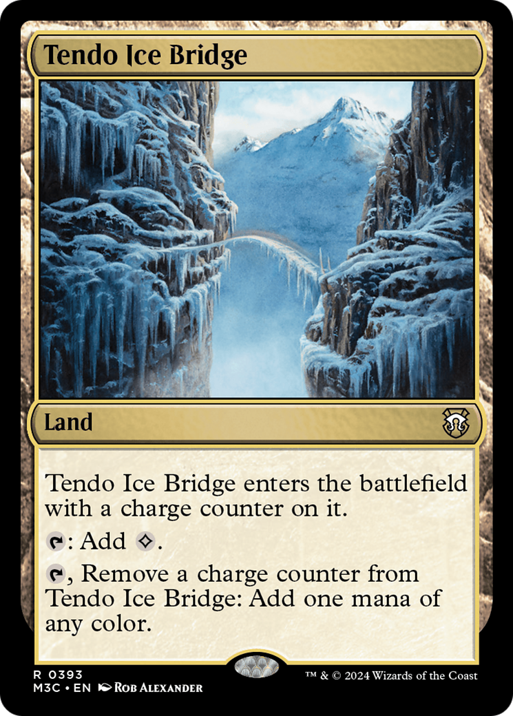 Tendo Ice Bridge (Ripple Foil) [Modern Horizons 3 Commander] | Spectrum Games