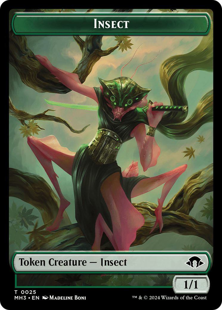 Insect Token (0025) [Modern Horizons 3 Tokens] | Spectrum Games