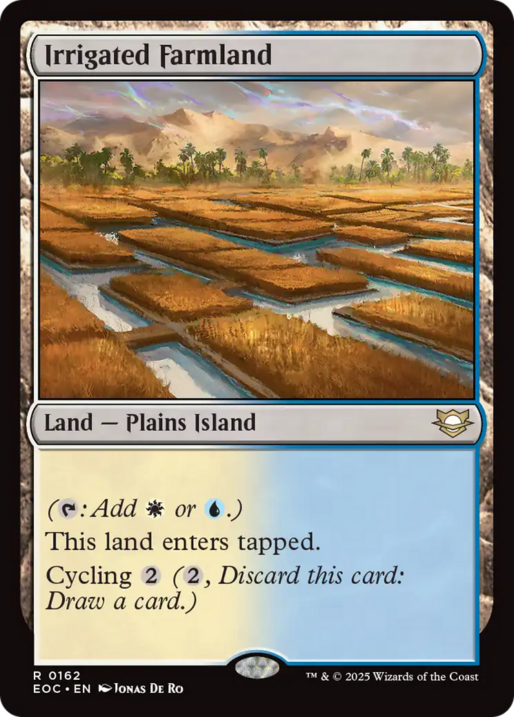 Irrigated Farmland [Edge of Eternities Commander] | Spectrum Games
