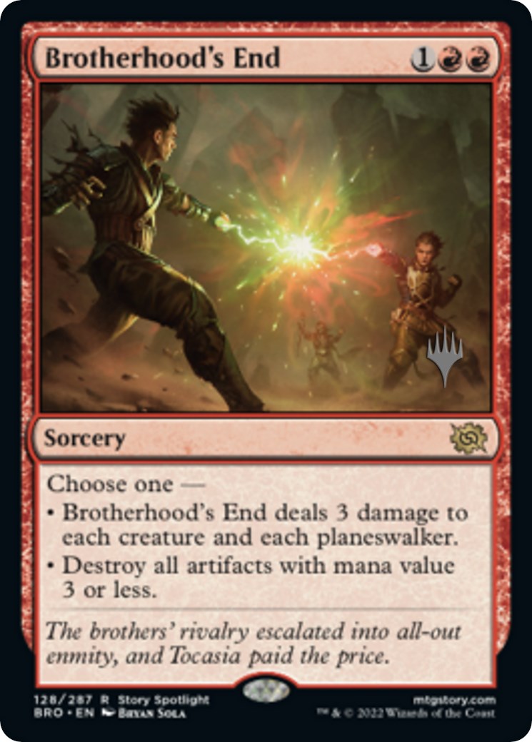 Brotherhood's End (Promo Pack) [The Brothers' War Promos] | Spectrum Games